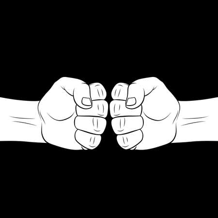 Gestures two fist sign language two fists together Mae e filho anal
