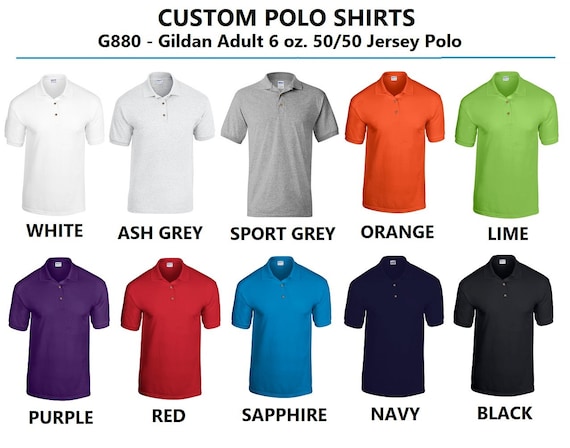 Gildan adult dryblend jersey short sleeve polo shirt Kit fisto vintage collection