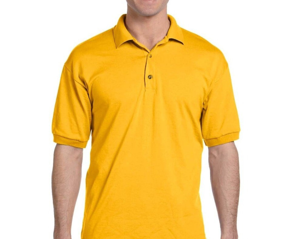 Gildan adult dryblend jersey short sleeve polo shirt Mcdonald s family derpixon porn