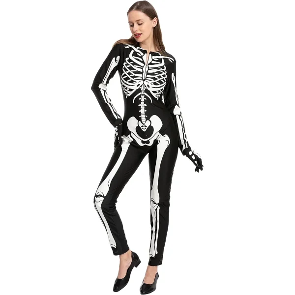 Glow in the dark skeleton costume for adults Vegas escorts videos