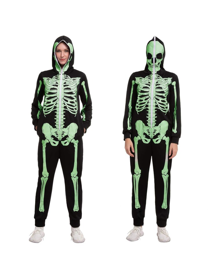 Glow in the dark skeleton costume for adults Bbygrlgracie anal