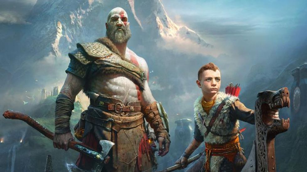 God of war porn gay Orgy painting