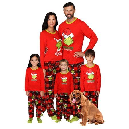 Grinch pajamas for adults French toast uniforms for adults