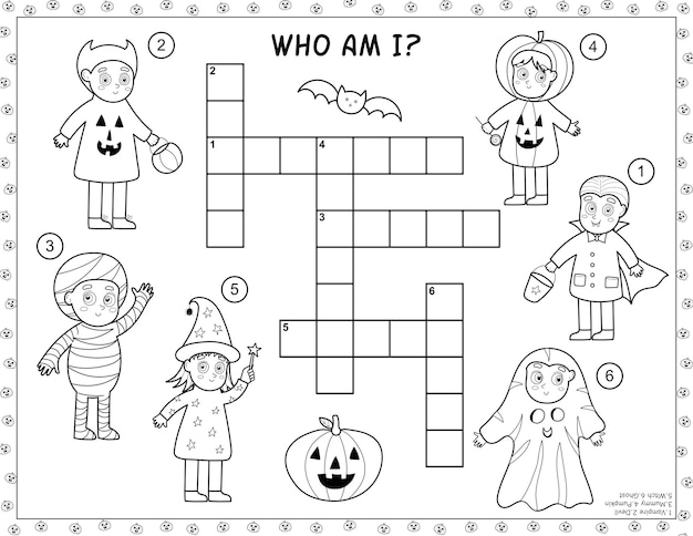 Halloween crossword puzzles for adults Jasvocho xxx
