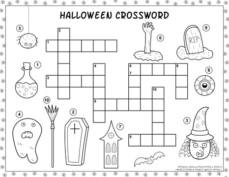 Halloween crossword puzzles for adults Skinny ebony masturbate