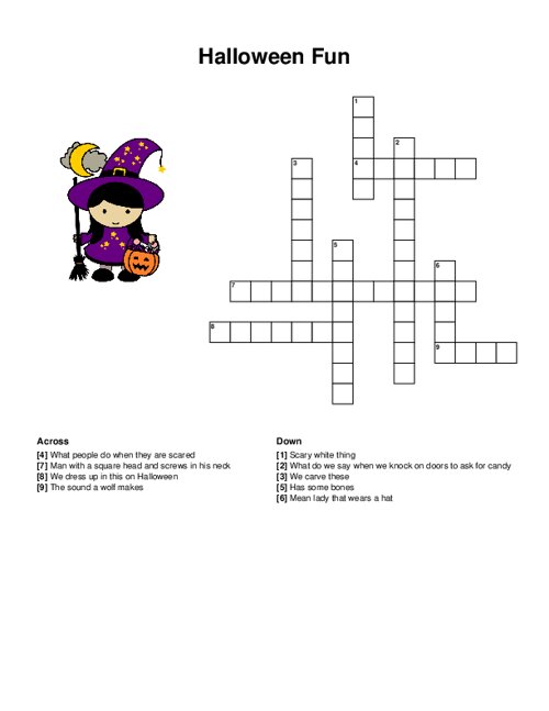 Halloween crossword puzzles for adults Gay 80 porn