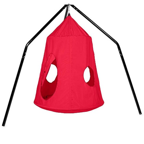 Hanging tent with stand for adults Babylon yacht club webcam