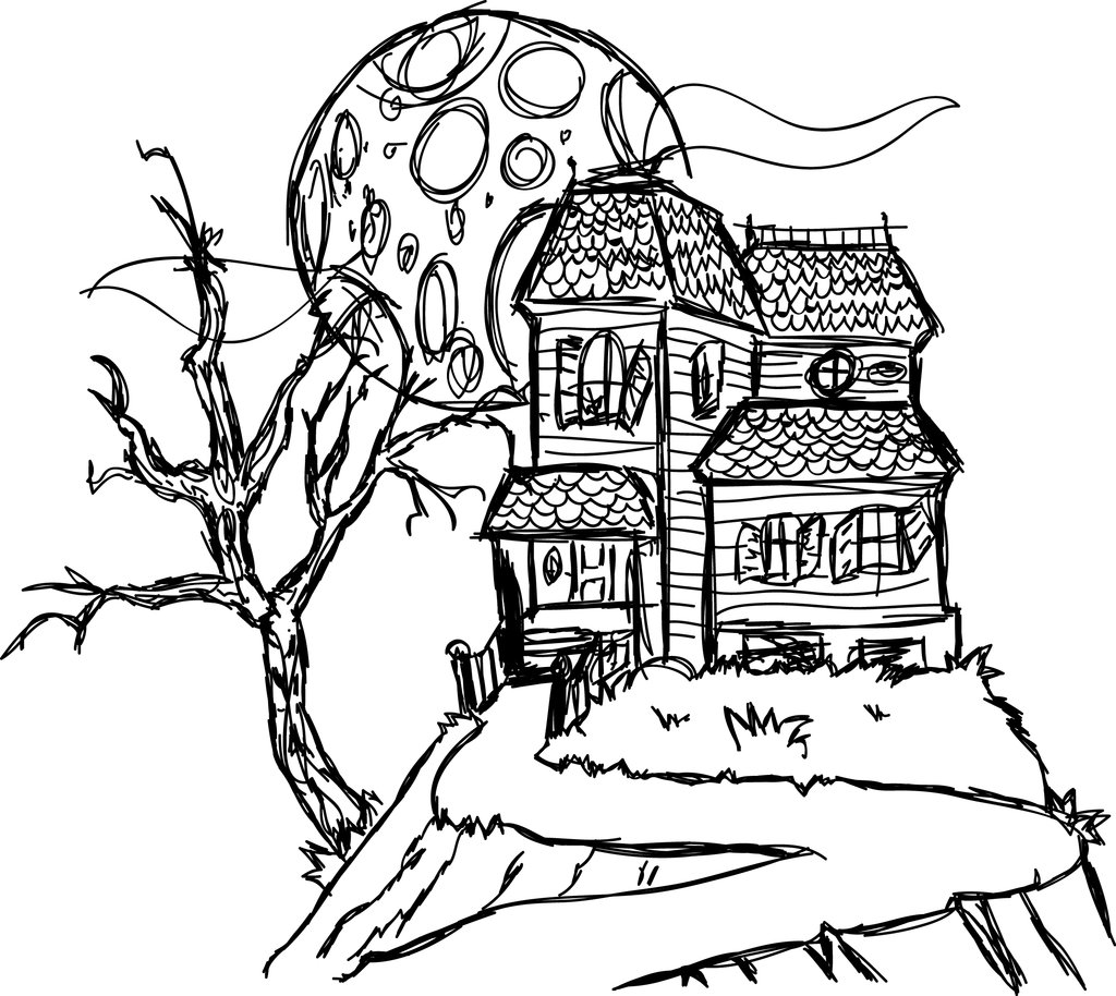 Haunted house coloring pages for adults Gay porn mm