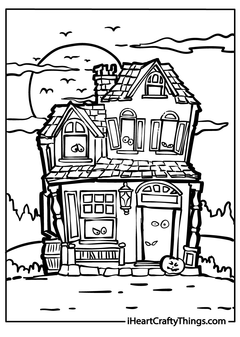 Haunted house coloring pages for adults Emily willis free porn