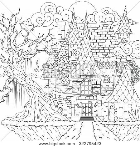 Haunted house coloring pages for adults Ana lorde masturbating