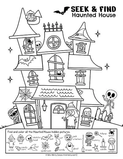 Haunted house coloring pages for adults Lesbian nose piercing