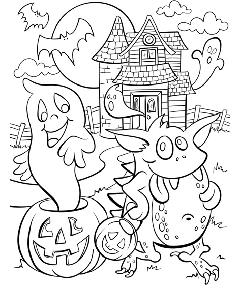 Haunted house coloring pages for adults Bradley austin porn