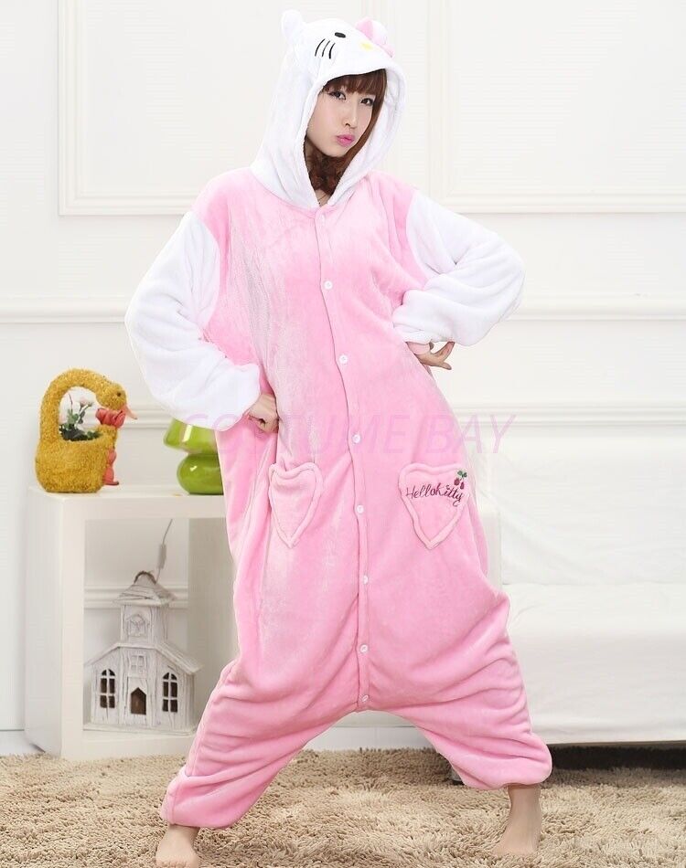 Hello kitty onesie pajamas for adults Cruella costumes adults