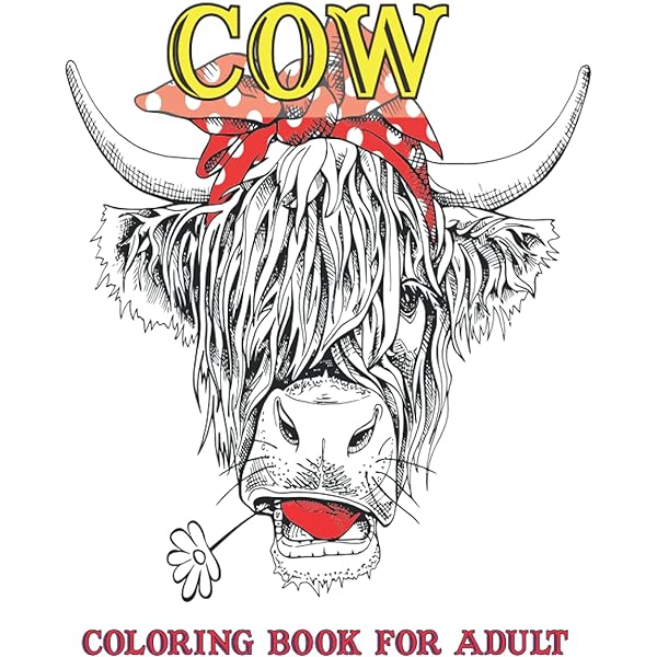 Highland cow coloring pages for adults Monopoly luxury edition adult collectible