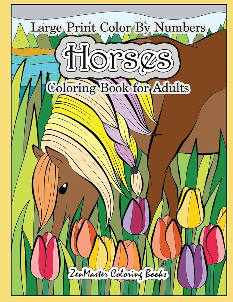 Horse coloring book for adults Lesbian wife fantasy