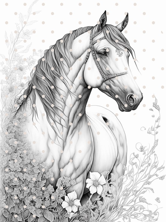 Horse coloring pages for adults pdf Kari wuhrer porn