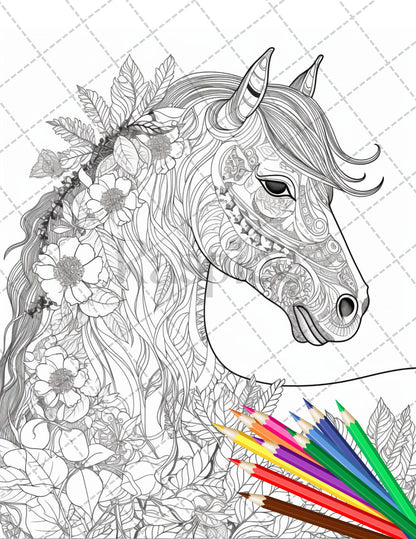 Horse coloring pages for adults pdf Is sky katz bisexual