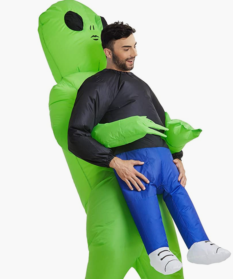 Inflatable alien costume adults Orlando escort alligator