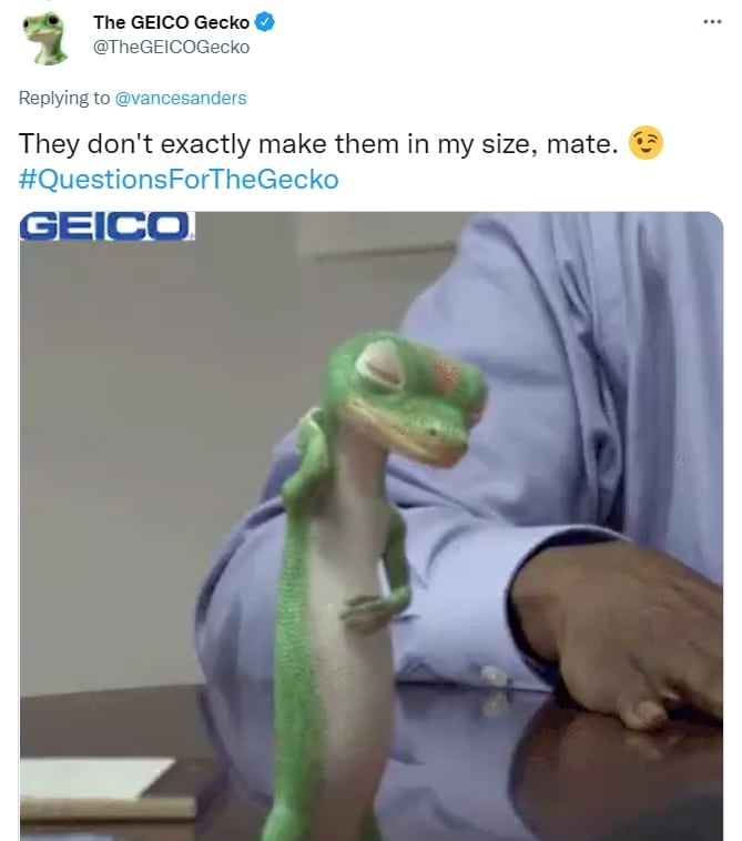 Is the geico gecko bisexual Downblouse blowjob