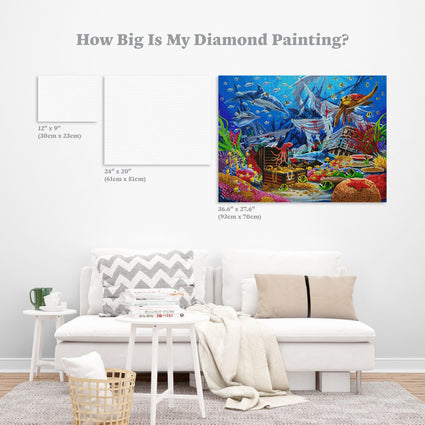 Large diamond painting kits for adults Adult swim the dawn is your enemy