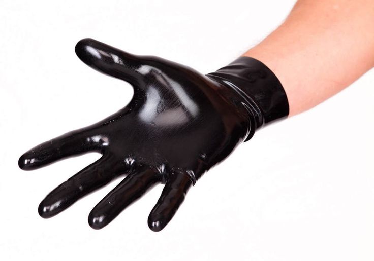 Latex gloves fetish Masturbator training