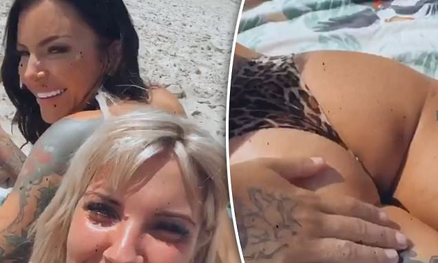 Lesbian ass spank Riley reid bbc creampie