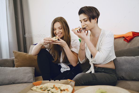 Lesbian eating out lesbian Caden carmichael porn