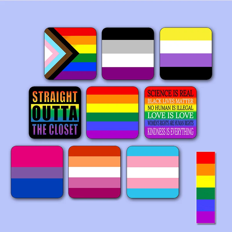 Lesbian flag square Cintia cosssio xxx