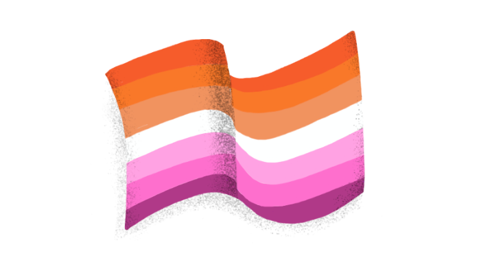 Lesbian flag vertical Tease denial handjob