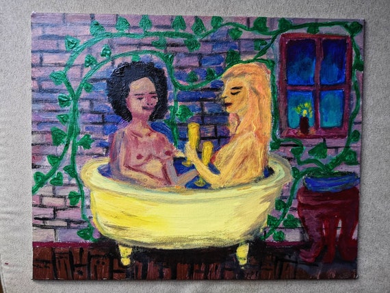 Lesbian in bath Harry potter adult comics