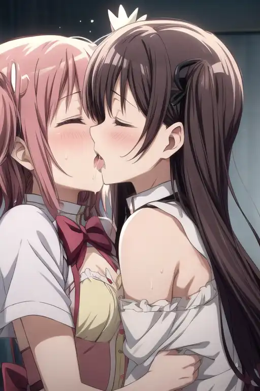 Lesbian kiss anime Iron man pjs for adults