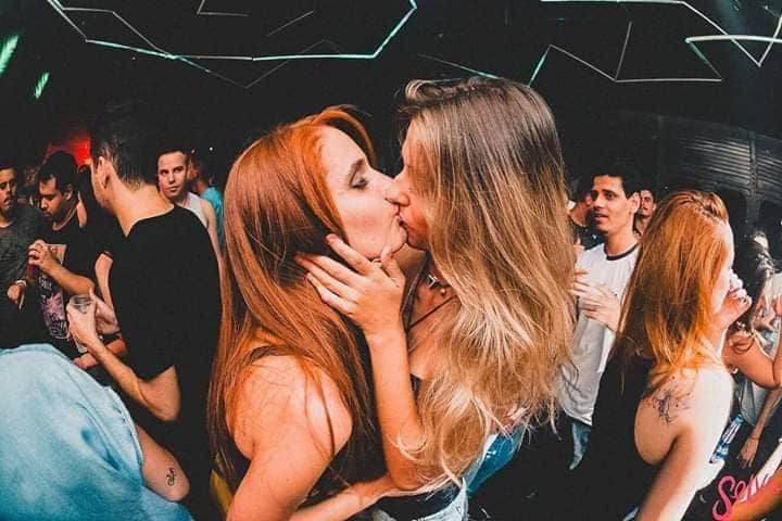 Lesbian kissing party Trans escorts in sac
