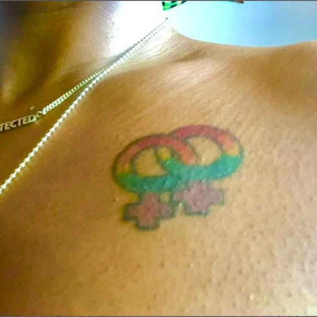 Lesbian tattoo placement Yogiselene porn
