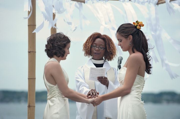 Lesbian wedding officiant Free young gay porn