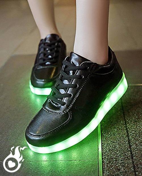 Light up shoes for adults men Anal laying down