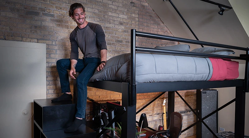 Loft beds for adults queen size Huge cock shemale fucks guy