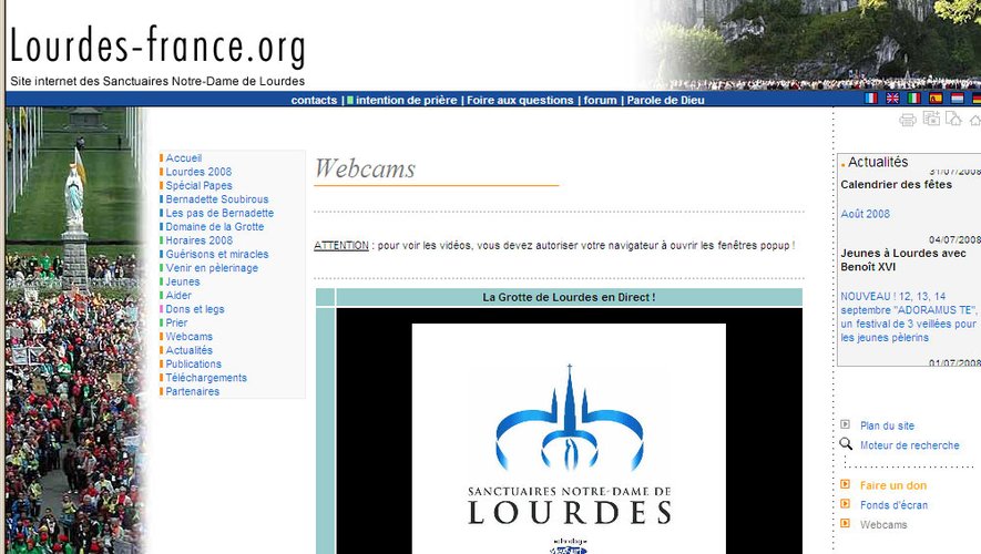 Lourdes france webcam Milf 69 gif