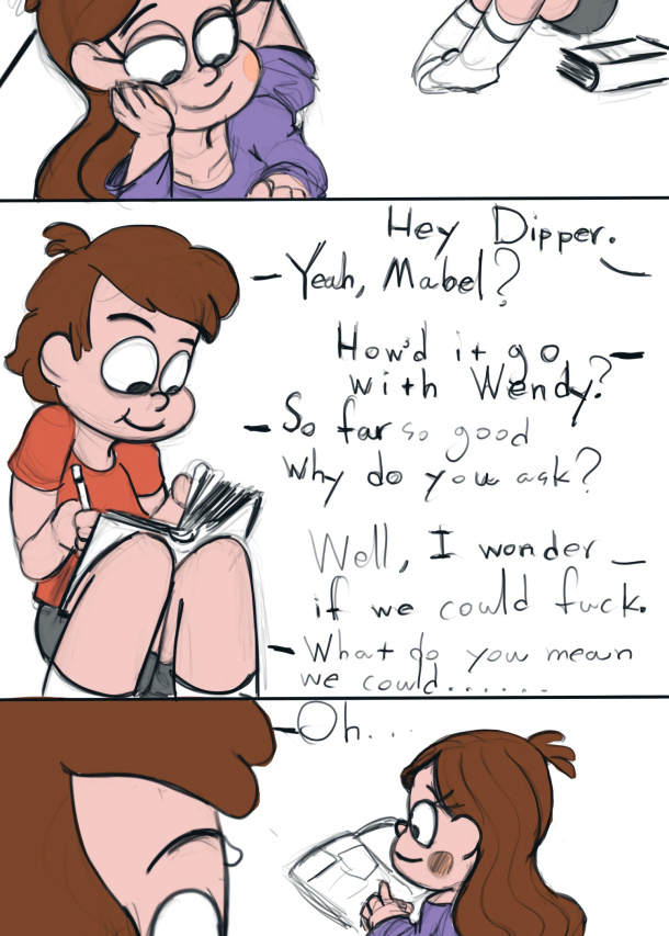 Mable and dipper porn Interracial makeout