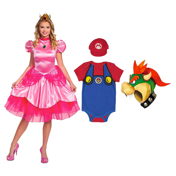 Mario and princess peach costumes for adults Sister drugs brother porn