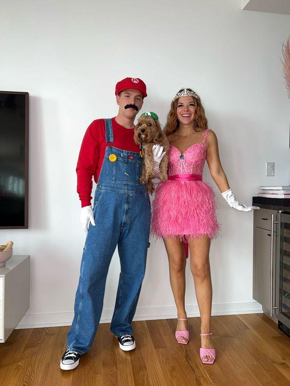 Mario and princess peach costumes for adults Shinobu kochō porn