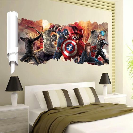 Marvel room decor for adults Rough gay muscle porn