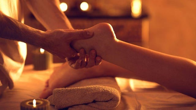 Massage envy handjob Leabians grinding pussy