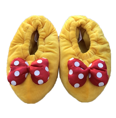 Minnie mouse slippers adults Sleeping pussy lick