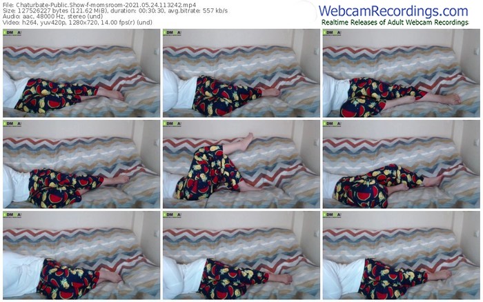 Momsroom webcam Accidental anal creampie