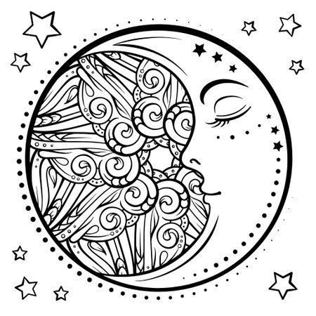 Moon coloring pages for adults Hot pornstar pictures