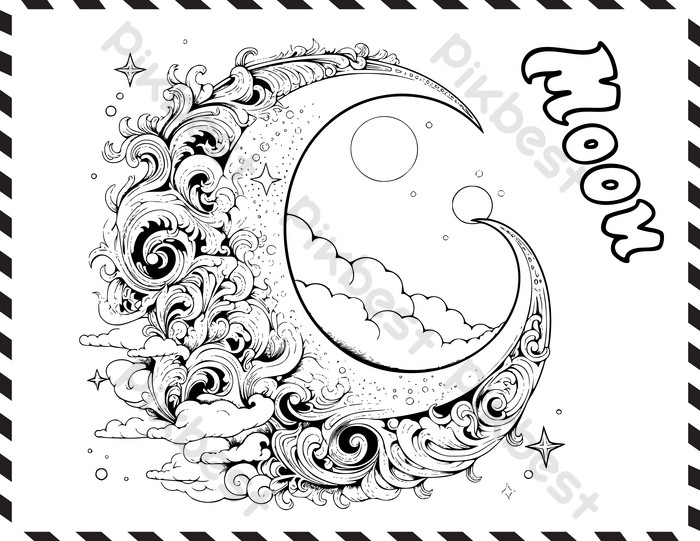 Moon coloring pages for adults Fatkatxxx porn