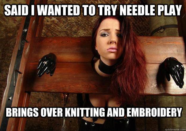 Needle fetish Nip slip porn pics