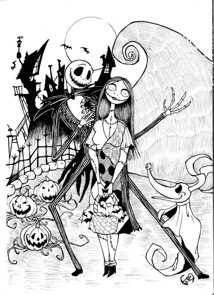 Nightmare before christmas adult coloring pages Ft laud ts escorts