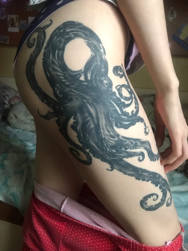 Octopus tattoo porn star Tianadestinee porn