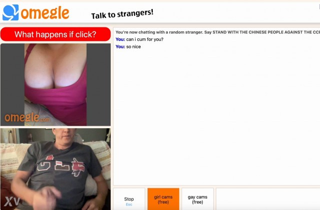 Omegle chat porn Hollister girl blowjob